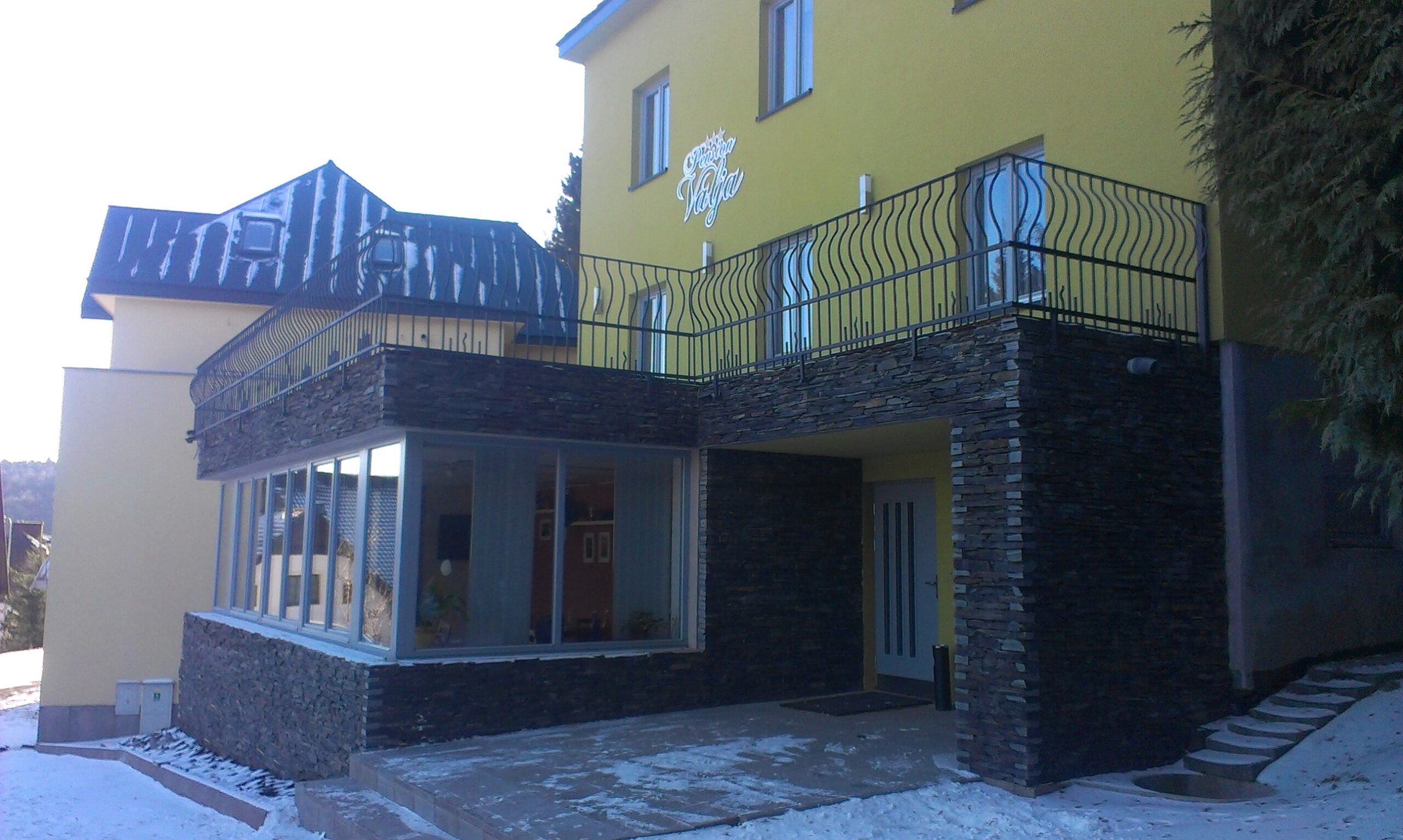 Zábradlí a schodiště